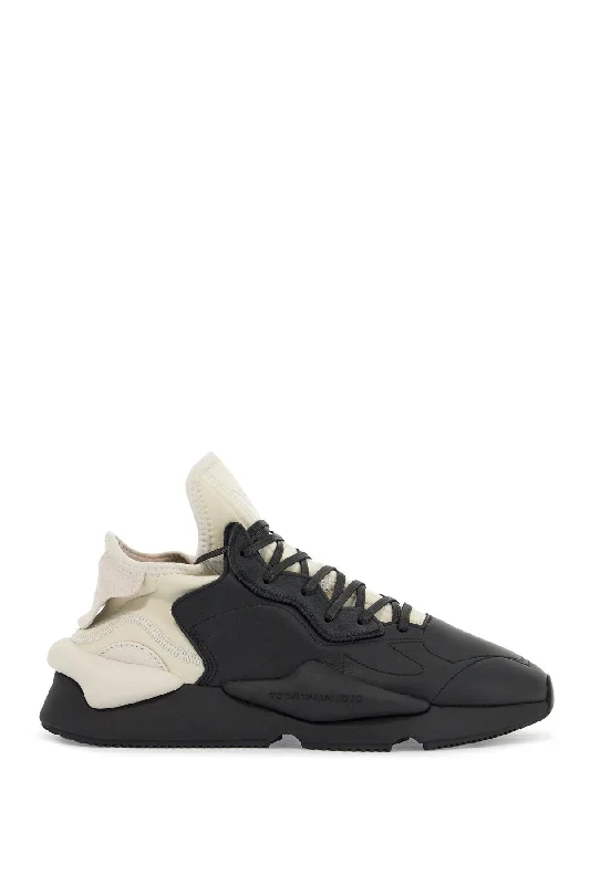 Y-3 Luxury Fabric and Leather Kaiwa Sneaker for Men