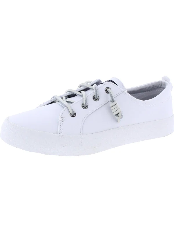 Crest Womens Leather Memory Foam Casual and Fashion Sneakers