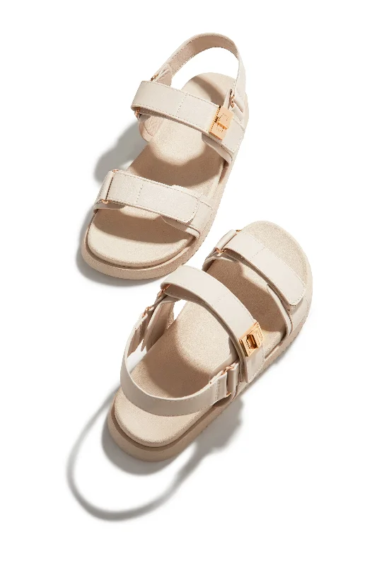 Mykonos Sands Chunky Sandals - Ivory