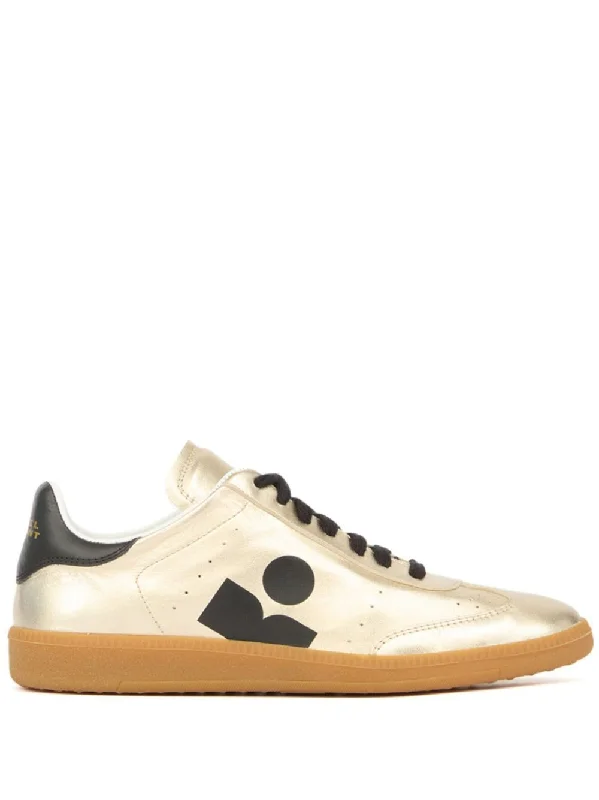 ISABEL MARANT Metallic Leather Kaycee Sneakers for Women