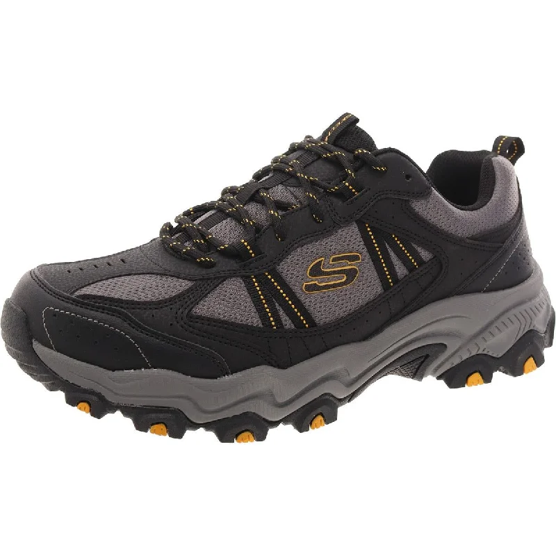 Skechers Mens Faux Leather Trainer Running & Training Shoes