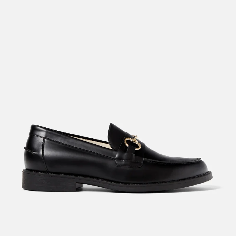 Wilde Black Bit Loafer - Men's