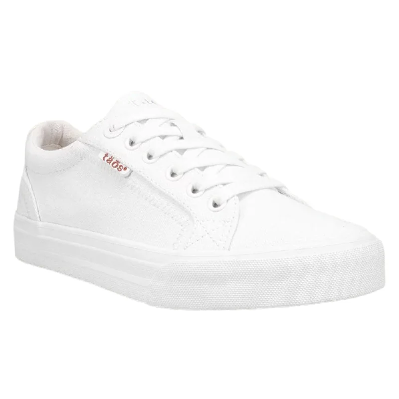 Taos Plim Soul White Canvas Sneaker (Women's)