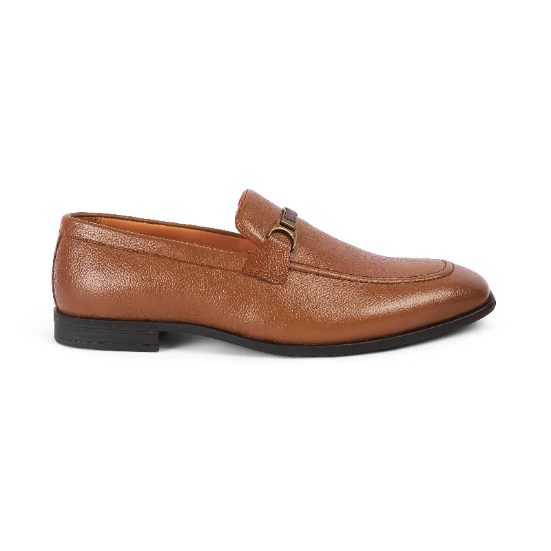 Tresmode Even Tan Men's Leather Loafers