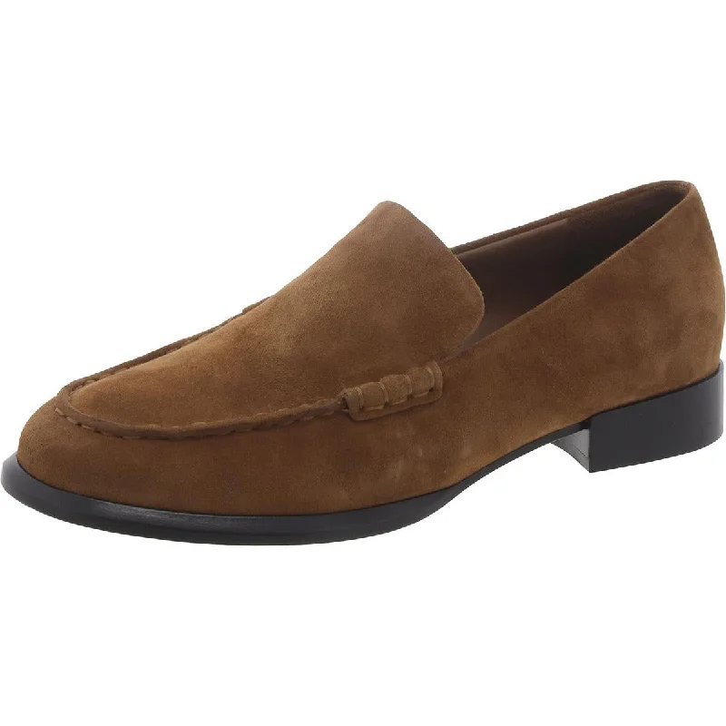 Vince Womens Naomi Suede Slip On Loafers