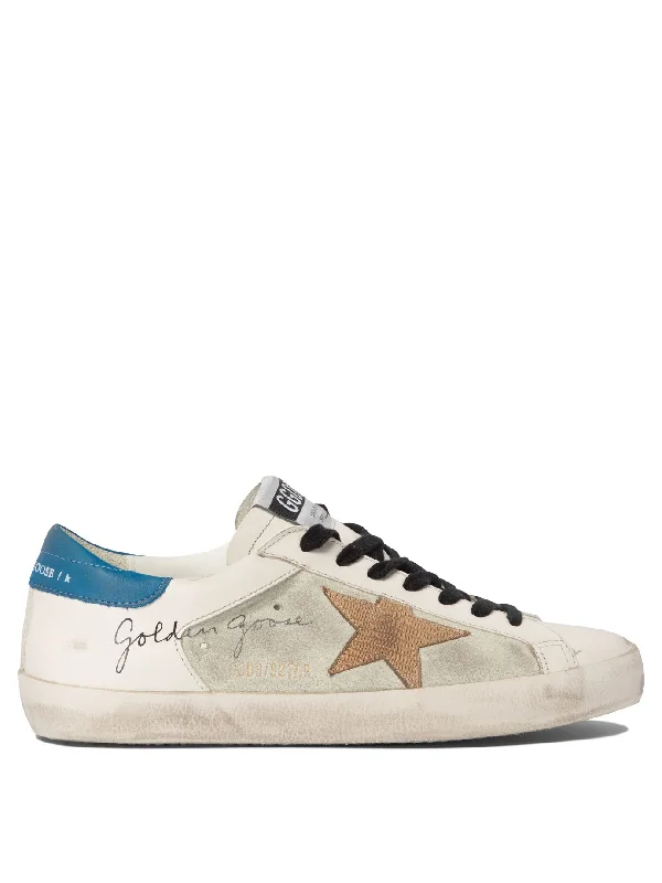 GOLDEN GOOSE Super-Star Double Quarter Sneakers for Men