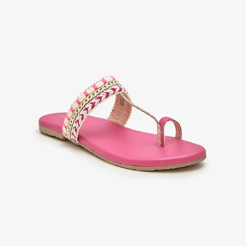 Girl's Ethnic Slippers