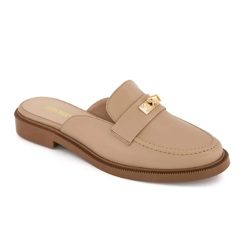 Women's Moccasin Clogs In Beige