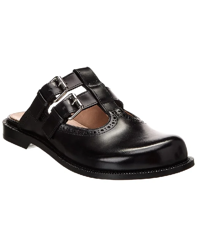 Loewe Campo Mary Jane Leather Mule