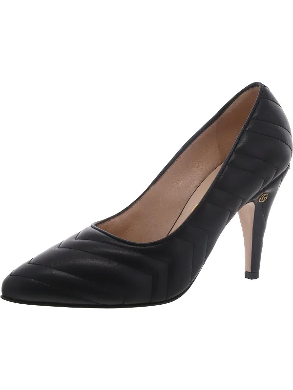 Charlotte Womens Textured Pointed Toe Pumps