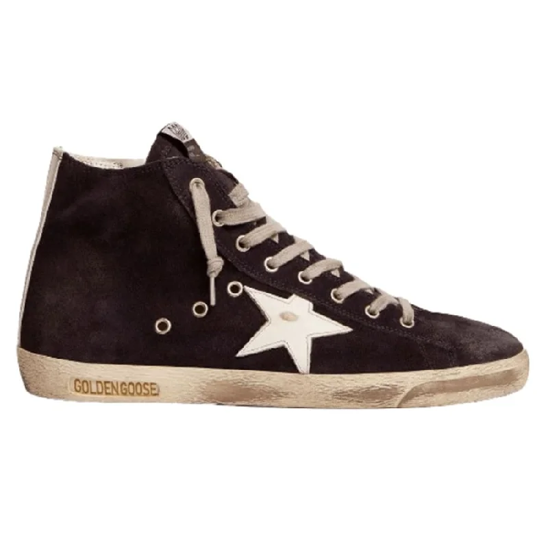 Golden Goose Francy White Leather Star and Heel Tab Women's Sneakers