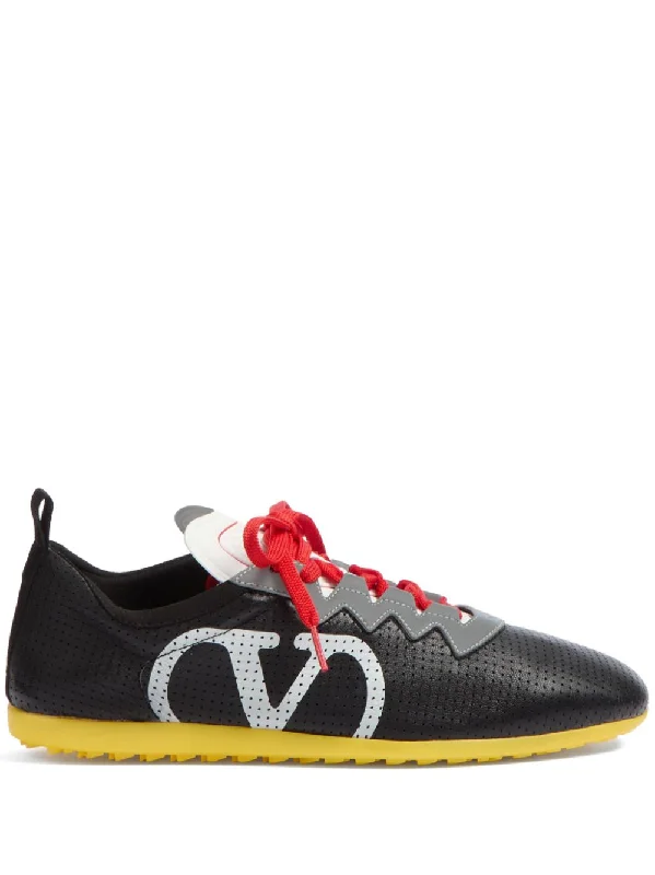 VALENTINO GARAVANI Chromathon Leather Sneakers for Men