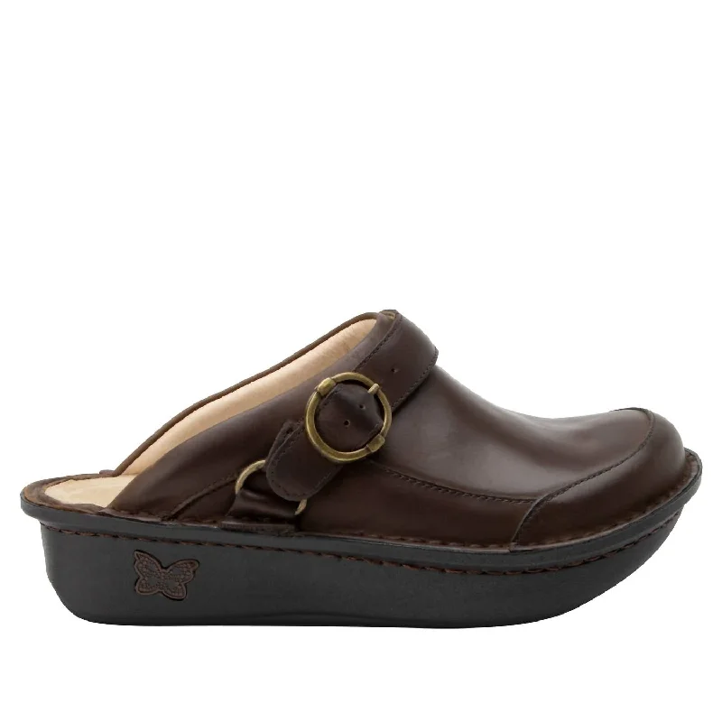 Women's Seville Clog - Medium Width In Oiled Brown