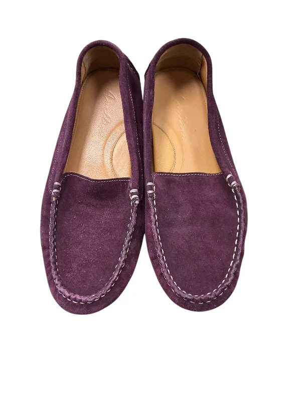 Shoes Flats By Clothes Mentor In Purple, Size: 9.5