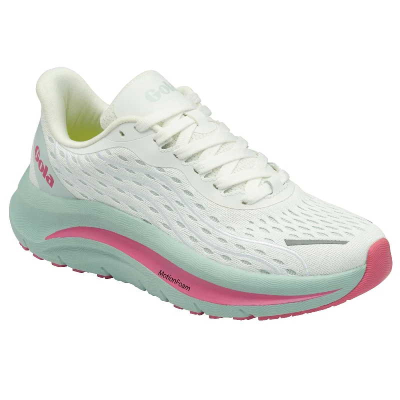 Alzir Speed Running Sneaker (White/Plein Air/Hot Pink)