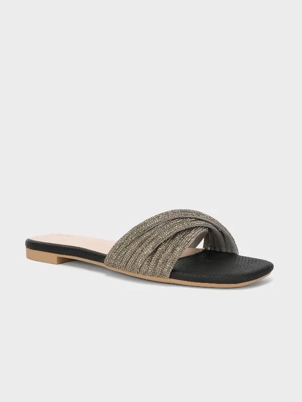 Women's "APHEA" Square Toe Slippers