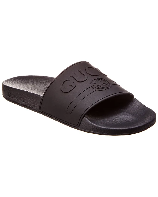 Gucci Logo Rubber Slide