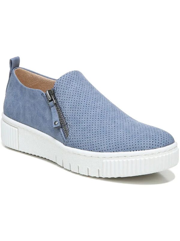 Turner Womens Zipper Slip-On Sneakers