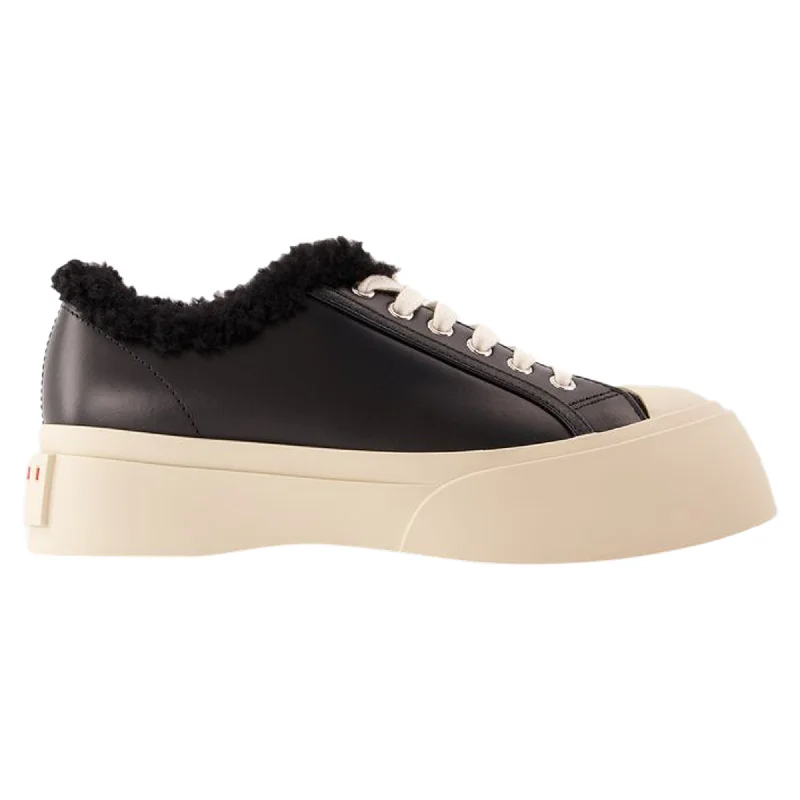 Lace Pablo Sneakers - Marni - Leather - Black