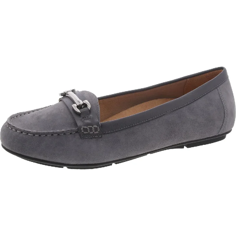 Vionic Womens Kenya Suede Slip On Loafers