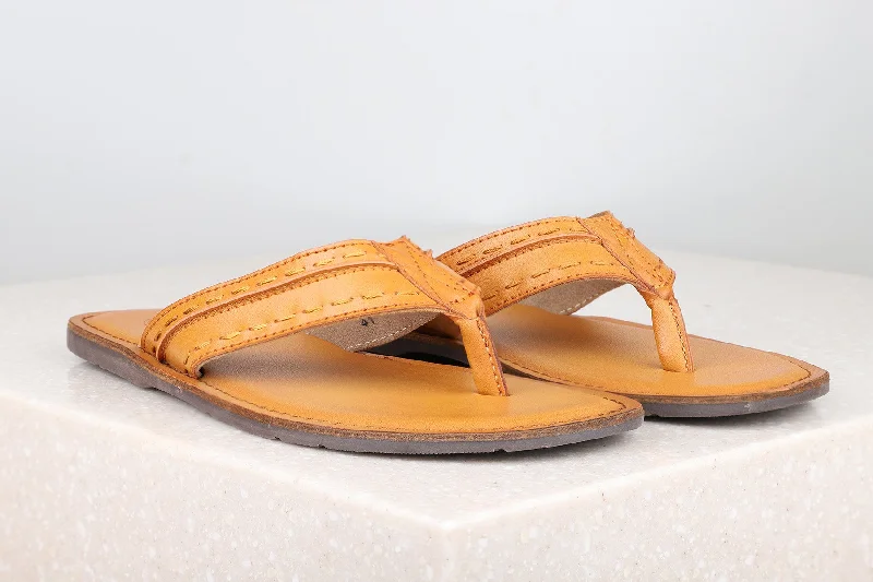 Casual Slippers-Tan