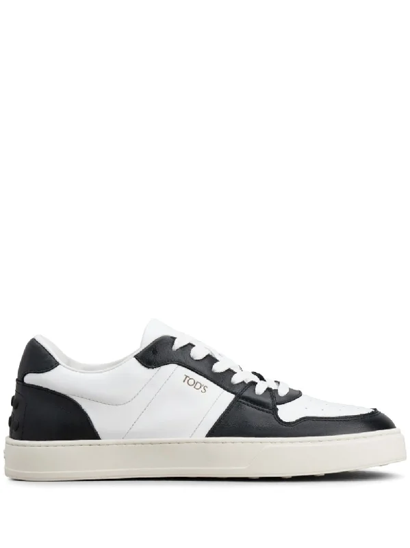 TOD'S Panelled Leather Sneakers for Men - Perfect for FW24