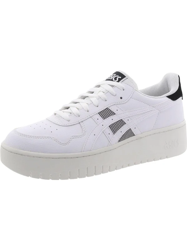 Japan S PF Womens Faux Leather Lace-Up Casual And Fashion Sneakers