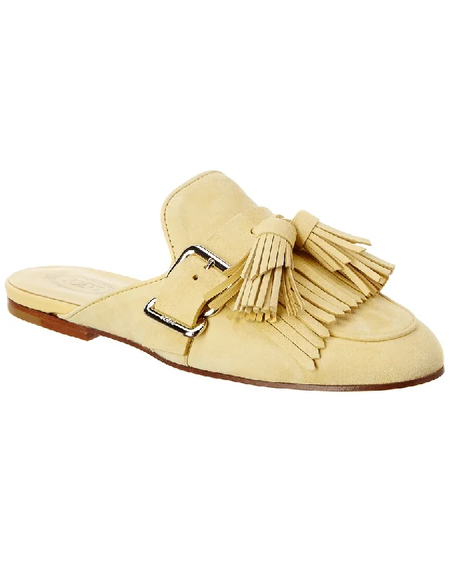 TOD’s Tassel Suede Mule