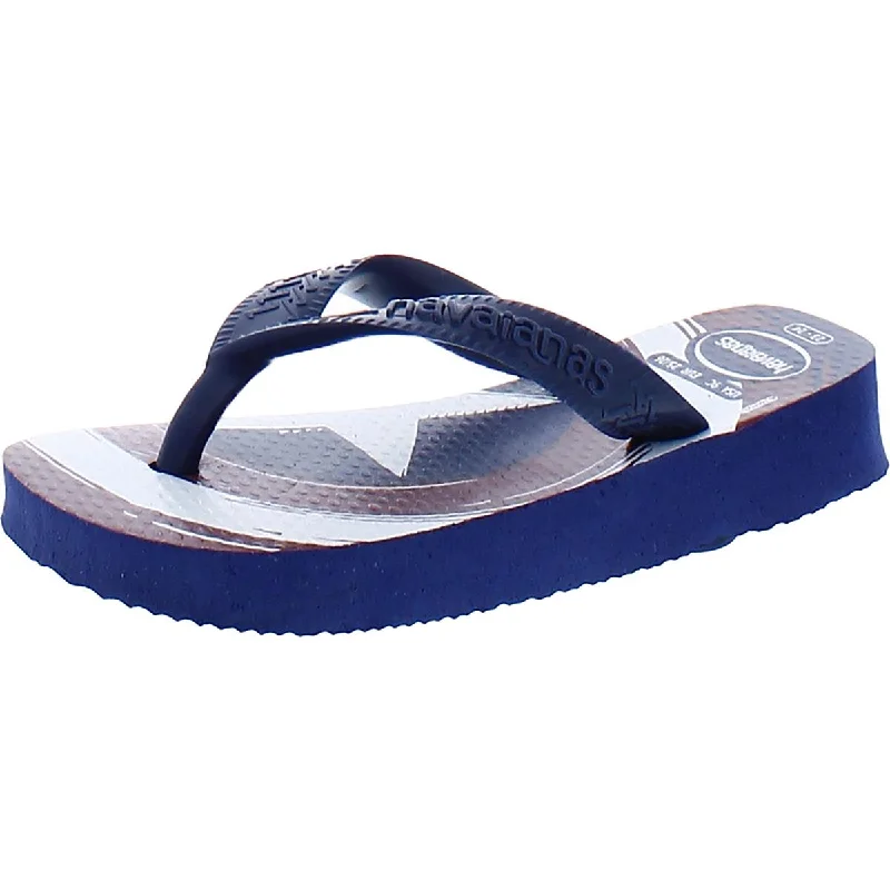 Havaianas Boys Printed Slip On Thong Sandals