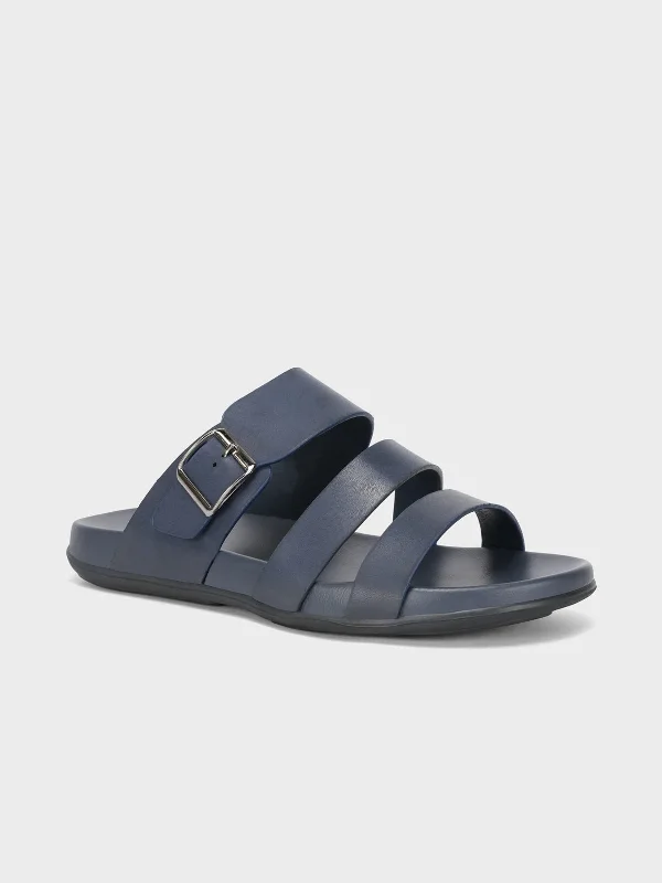 Mens "PAVLOS" Adorned Strappy Slippers