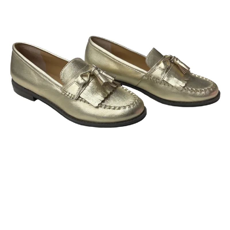 Shoes Flats By Talbots In Gold, Size: 7