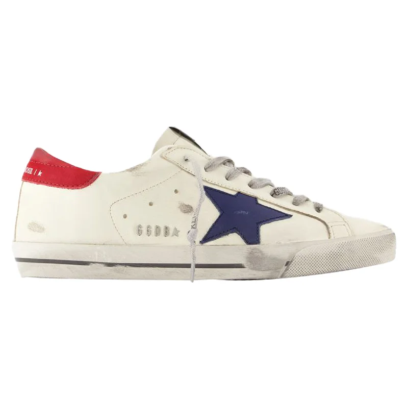 Ball Star Sneakers - Golden Goose Deluxe Brand - Leather - White