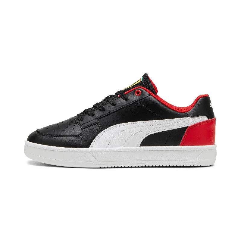 black/white/rosso corsa