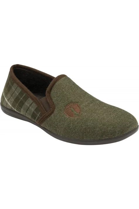 Lotus Carlos mens slipper in Khaki