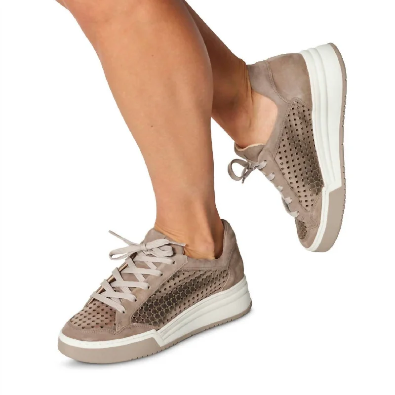 Women's Lua Sneaker In Taupe