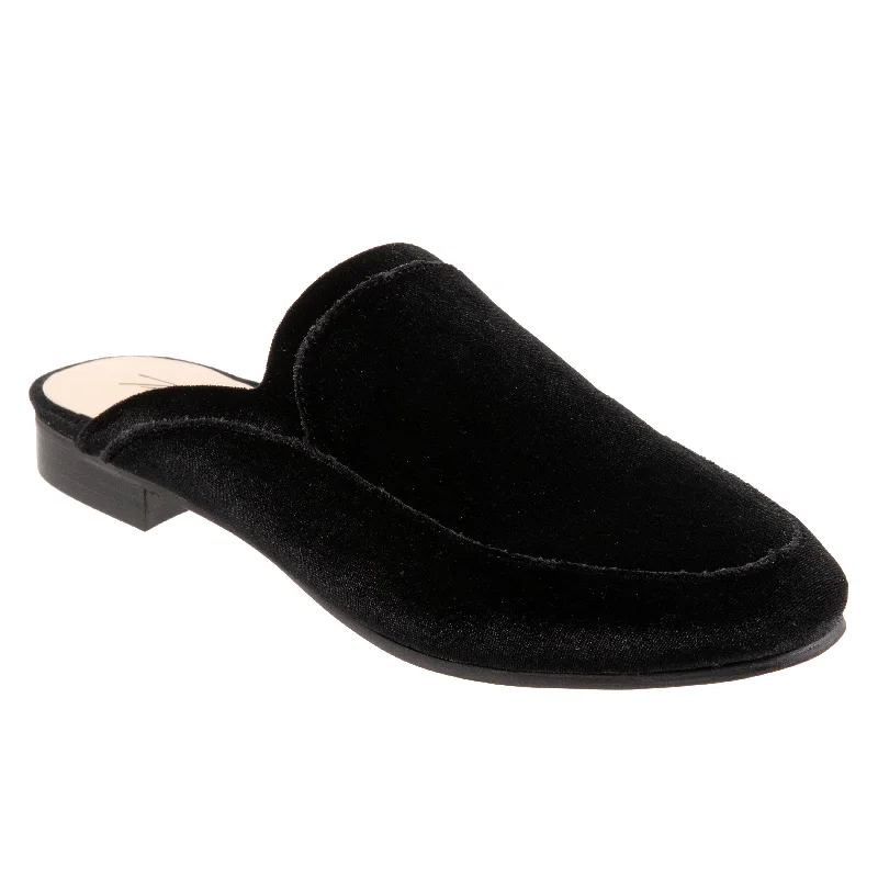 Ginette Black Slippers - SIZE 10.5 AA ONLY