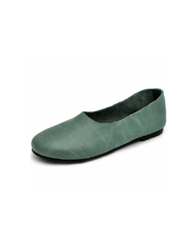 Retro Comfortable Leather Handmade Retro Flats 35-41