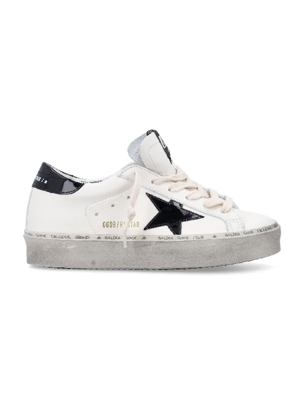 GOLDEN GOOSE Distressed Leather Platform Sneakers for Women