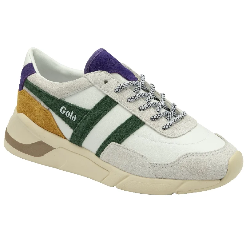 Eclipse Pure Sneaker (White/Evergreen/Royal Purple)