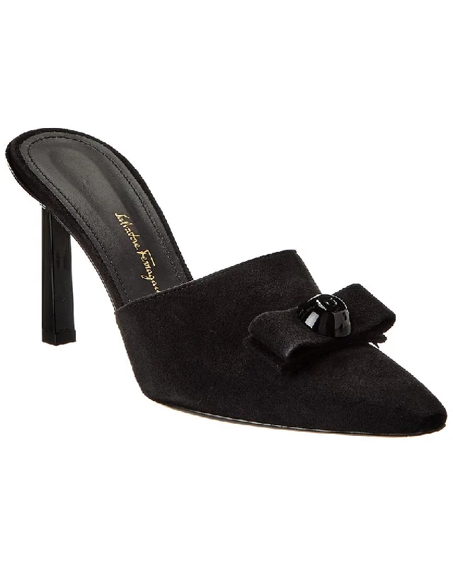 Ferragamo Kara Suede Mule