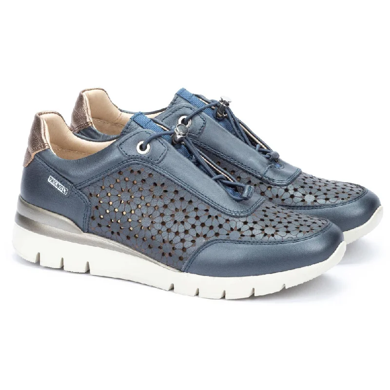 Pikolinos Cantabria Blue Leather Sneaker (Women's)